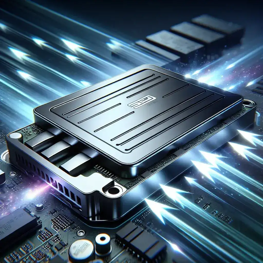 "Crucial SSD Gen5 showcasing ultrafast speeds for enhanced performance in data storage solutions."
