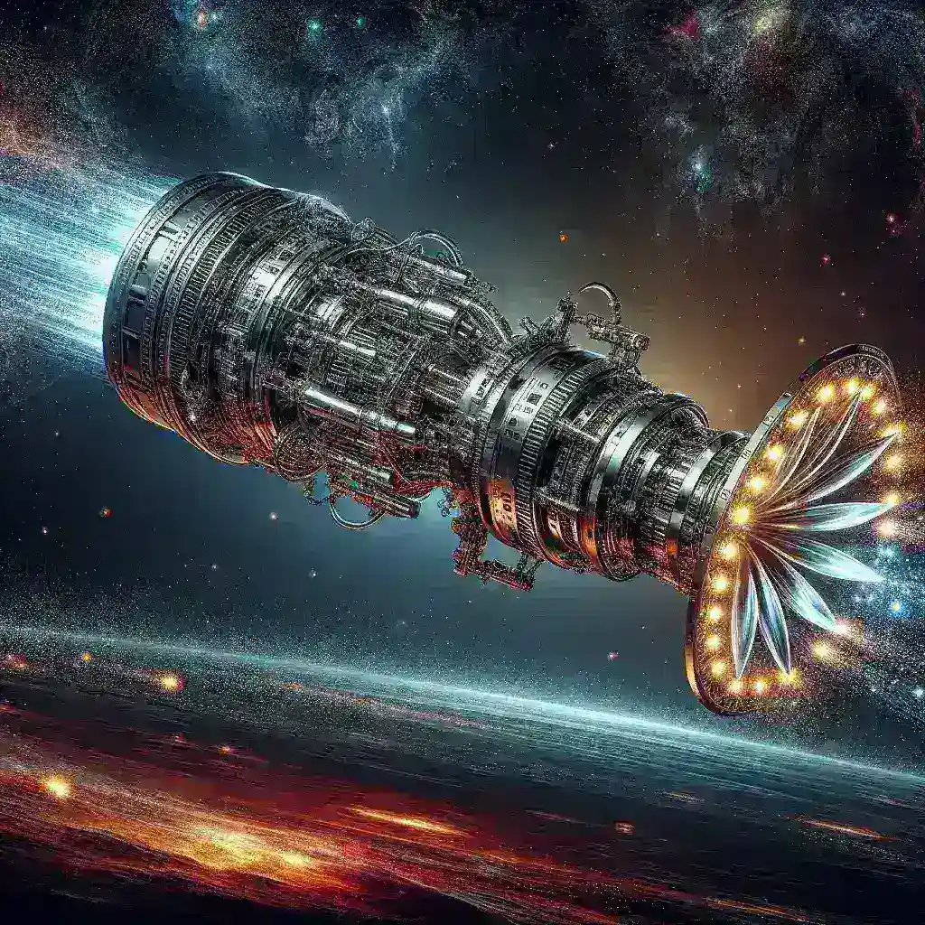 "NASA testa propulsor elétrico avançado em laboratório, projetado para missões espaciais de longa duração, destacando tecnologia inovadora em exploração espacial."